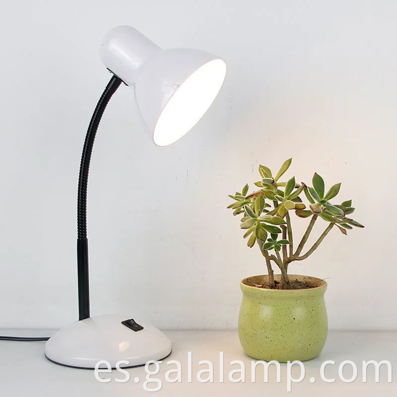 Iron Metal LED, mesa de protección para los ojos, plegado, lámpara de escritorio